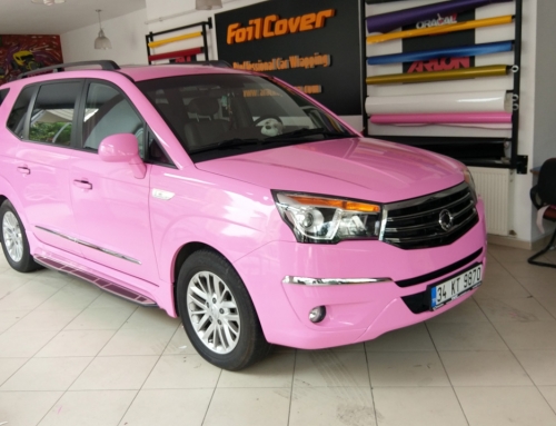 Ssangyong ( Pembe Araç Kaplama )