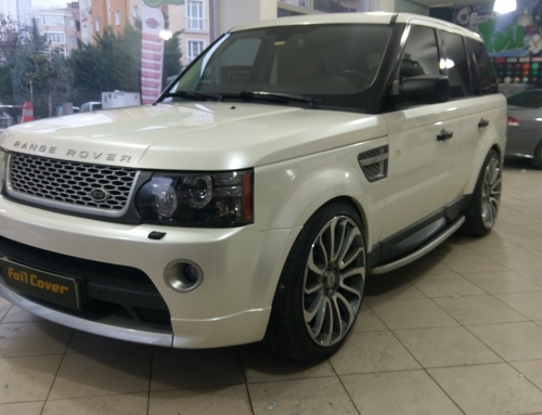 Range Rover Sport ( İnci Beyazı Araç Kaplama )