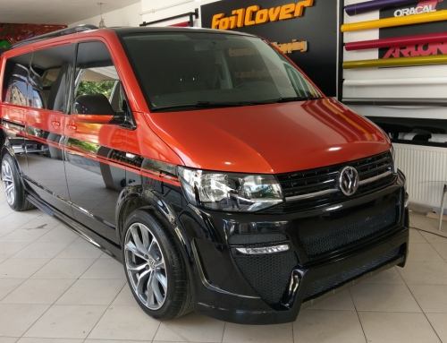 Volkswagen ( Turuncu – Siyah Araç Kaplama)