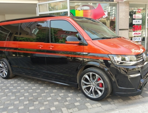 Volkswagen ( Turuncu – Siyah Araç Kaplama)