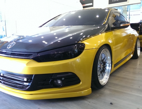VW Scirocco ( Sarı – Siyah Araç Kaplama)