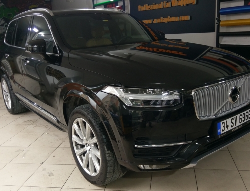 Volvo xc90 boya koruma filmi araç kaplama