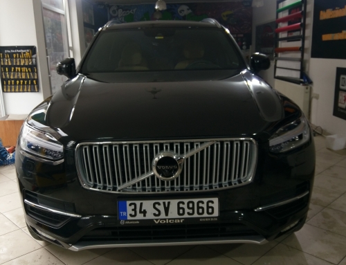 Volvo xc90 boya koruma filmi araç kaplama