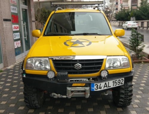 Suziki vitara sarı araç kaplama