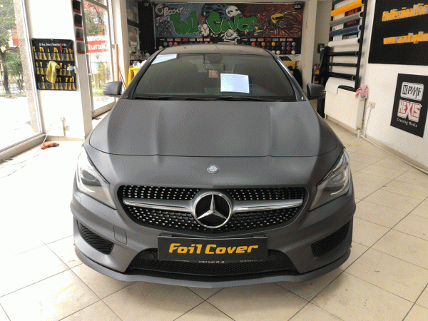 mercedes araç kaplama foil cover araç kaplama mat füme araç kaplama