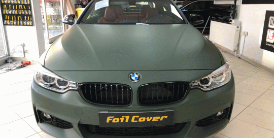 bmw kaplama mat haki kaplama foil cover araç kaplama