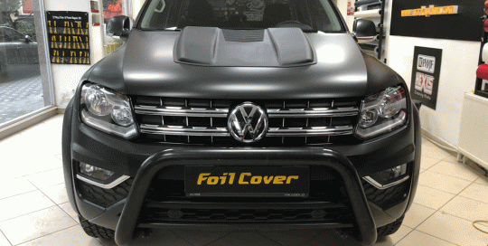 amarok kaplama mat siyah kaplama foil cover araç kaplama