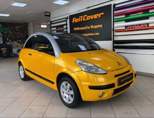 Cıtroen C2 İnci Sarı Araç Kaplama
