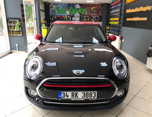 Mini Cooper Poliüretan Boya Koruma Filmi Kaplama