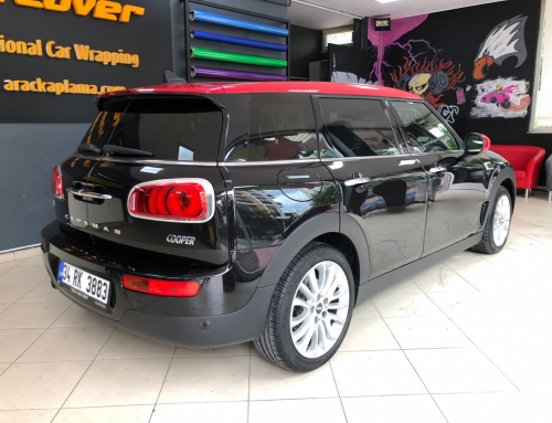Mini Cooper Poliüretan Boya Koruma Filmi Kaplama