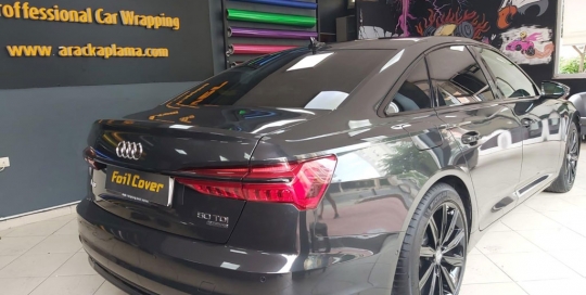 audi a6 kaplama metalik siyah kaplama araç kaplama fiyatları 2019 folyo kaplama kadife araç kaplama
