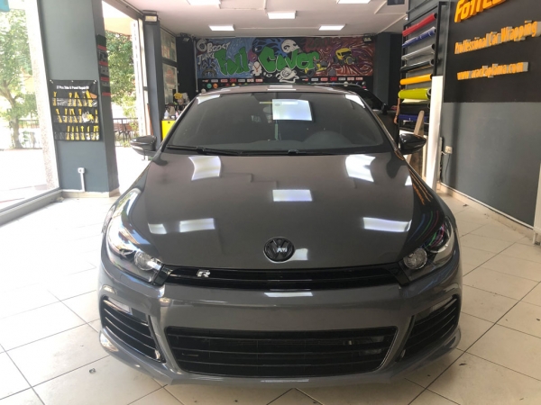 volkswagen scirocco kaplama nardo gri kaplama araç kaplama fiyatları 2019 folyo kaplama kadife araç kaplama
