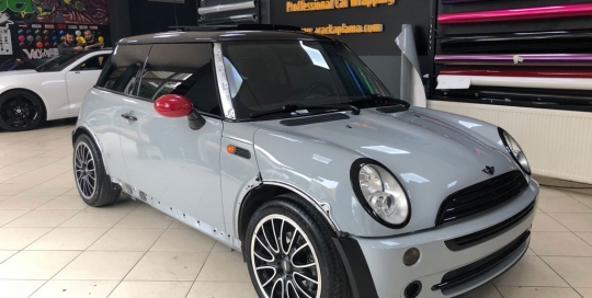 mini cooper nardo gri kaplama araç kaplama fiyatları 2019 foil cover araç kaplama