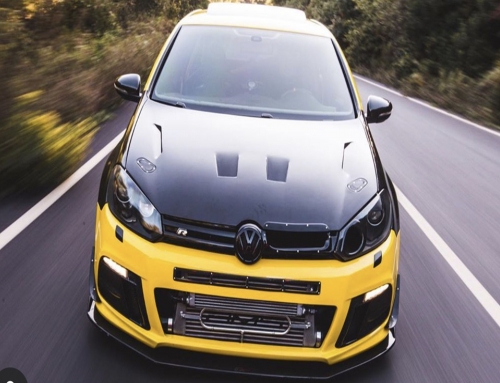 Volkswagen Golf Opak Sarı Araç Kaplama