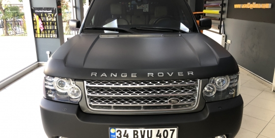 range rover mat siyah kaplama araç kaplama fiyatları 2019 foil cover araç kaplama