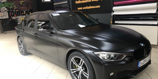 bmw mat satin siyah araç kaplama araç kaplama fiyatları 2019 foil cover araç kaplama