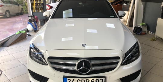 mercedes kırmızı boya koruma filmi araç kaplama araç kaplama fiyatları 2019 foil cover araç kaplama