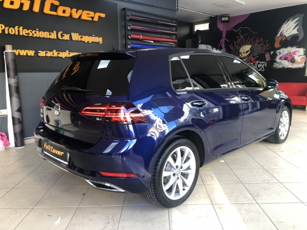 Volkswagen Golf poliüretan boya koruma filmi araç kaplama araç kaplama fiyatları 2019 foil cover araç kaplama