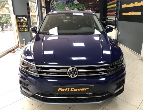 Volkswagen Tiguan Opak Lacivert Araç Kaplama