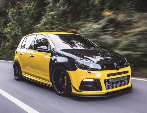 Volkswagen Golf Opak Sarı Araç Kaplama